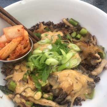KickStand Coffee & Kitchen - Veggie bowl with an added side of kimchi - Coffee & Tea Near Me - Hood River, Oregon