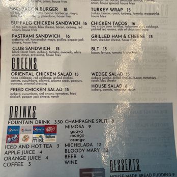 Table 57 - Menu - Breakfast & Brunch Near Me - Visalia, California