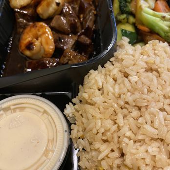 Hibachi Japanese Express - rice, broccoli, and shrimp - Japanese Near Me - Tampa, Florida Hibachi Japanese Express - rice, broccoli, and shrimp - Japanese Near Me - Tampa, Florida