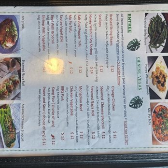 Asian Vegan Bistro - Menu - Vegan Near Me - Bakersfield, California