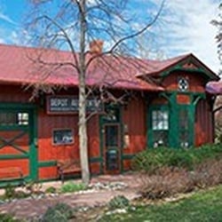 Depot Art Gallery - The original depot served as the train station for the Atchison Topeka and Santa Fe railroad.