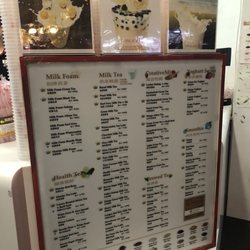Gong Cha 貢茶 - There menu