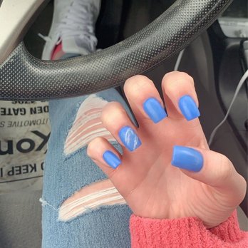Ivy Nails - matt acrylics - Nail Salons Near Me - Greensboro, North Carolina