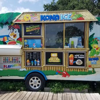 Kona Ice - a colorful ice cream truck - Ice Cream & Frozen Yogurt Near Me - Burnet, Texas