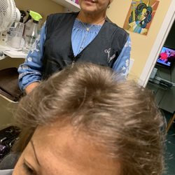 Thinning Hair Solutions - In one hour, this person went from unflattering thin hair, to a full head of natural hair.