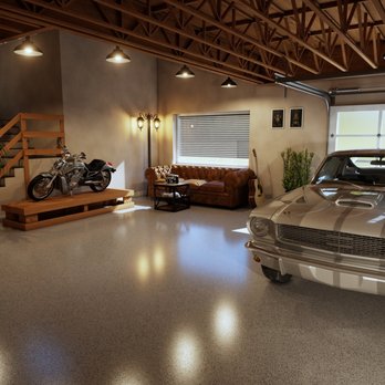 Wise Coatings of Austin - a classic car in a garage - Flooring Near Me Wise Coatings of Austin - a classic car in a garage - Flooring Near Me