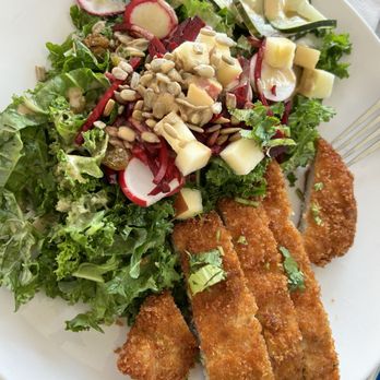 MQ Healthy Food - Katsu chicken and salad - New American Near Me - Millbrae, California