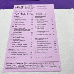 Calvary Episcopal Church - Menu