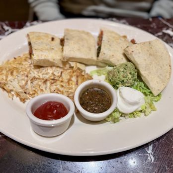 Grand Lux Cafe - Breakfast quesadilla - Desserts Near Me - Las Vegas, Nevada
