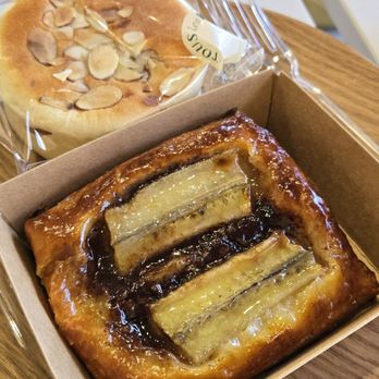Tous Les Jours - Banana Nutella and Blueberry cream pastries - Desserts Near Me - Roseville, California Tous Les Jours - Banana Nutella and Blueberry cream pastries - Desserts Near Me - Roseville, California