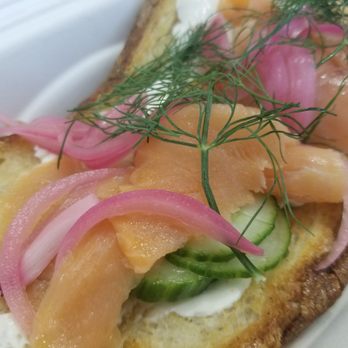 The Southern Salad - Toast and Lox: amazing, particularly the pickled onions. - Salad Near Me - Augusta, Georgia