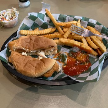 Fishack - Crab Crabcake Sandwich before being devoured - Seafood Near Me - Vero Beach, Florida Fishack - Crab Crabcake Sandwich before being devoured - Seafood Near Me - Vero Beach, Florida