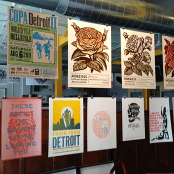 Signal Return - Prints hanging in the shop - Printing Services Near Me - Detroit, Michigan