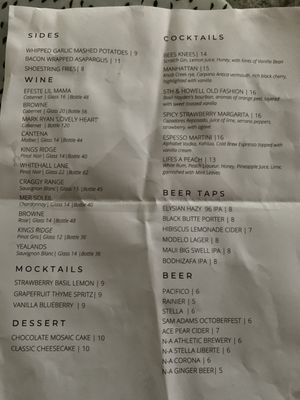 Menu photo 7 Off Main Edmonds, WA