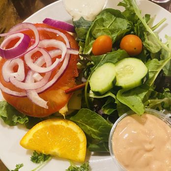 Tall Firs Cafe and Events - Chicken special sandwich without the bun and with salad side - Cafes Near Me - Springfield, Oregon Tall Firs Cafe and Events - Chicken special sandwich without the bun and with salad side - Cafes Near Me - Springfield, Oregon