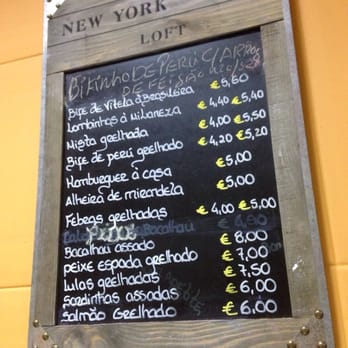 El Rei D.Frango - Menu! Sardines for €6!!!!!! - Portuguese Near Me - Lisbon, 11