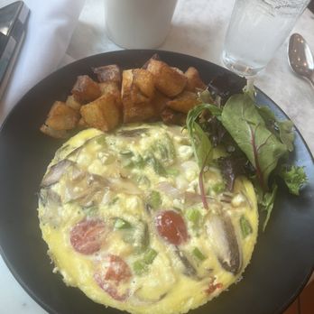 Blvd Cafe - Chevre' Frittata with Breakfast Potatoes - Cafes Near Me - Sarasota, Florida Blvd Cafe - Chevre' Frittata with Breakfast Potatoes - Cafes Near Me - Sarasota, Florida