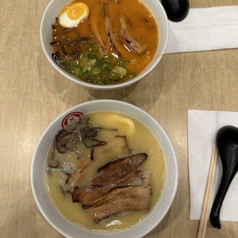 Kashiwa Ramen - Spicy Ramen with Swirl Broth, Pork belly Cha-shu (wavy noodle) Ramen with Swirl Broth, Pork Cha-shu (Straight noodle) - Ramen Near Me - Costa Mesa, California Kashiwa Ramen - Spicy Ramen with Swirl Broth, Pork belly Cha-shu (wavy noodle) Ramen with Swirl Broth, Pork Cha-shu (Straight noodle) - Ramen Near Me - Costa Mesa, California