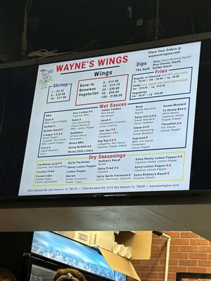 Menu photo 8 Wayne's Wings San Antonio, TX Menu photo 8 Wayne's Wings San Antonio, TX