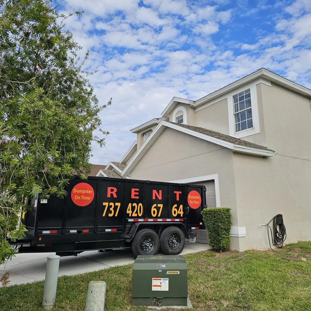 Slide of Dumpster On Time