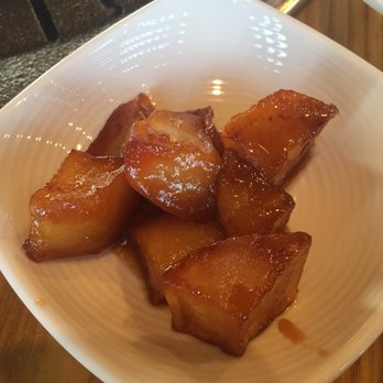 Cafe Korea - Potato side dish. Slightly sweet, very tasty! - Korean Near Me - Fishers, Indiana