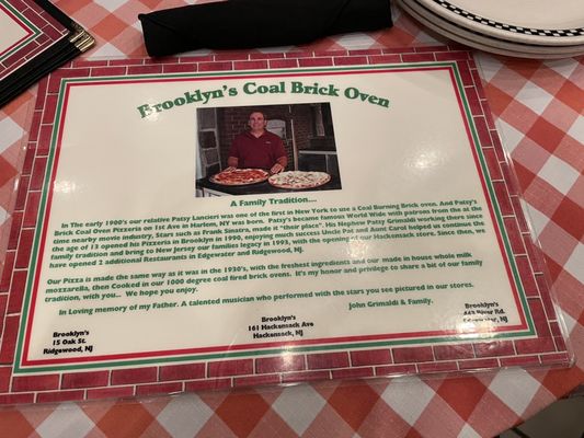Menu photo 2 Brooklyn's Brick Oven Pizzeria Hackensack, NJ Menu photo 2 Brooklyn's Brick Oven Pizzeria Hackensack, NJ