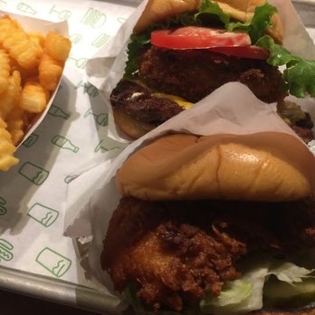Shake Shack Dupont Circle - Chick'n Shack $6.89, Shake Stack $10.95, and Fries $2.99 - Burgers Near Me - Washington, DC, District of Columbia Shake Shack Dupont Circle - Chick'n Shack $6.89, Shake Stack $10.95, and Fries $2.99 - Burgers Near Me - Washington, DC, District of Columbia