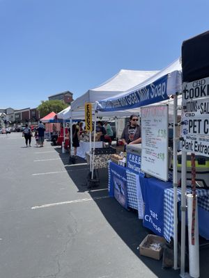 Photo of Alamo Heights Farmers Market - San Antonio, TX, US. vendors selling food