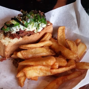 The Aberdeen Tap - Duck grinder...a specialty here. Very tasty and the chimichurri sauce was delicious! - Bars Near Me - Chicago, Illinois The Aberdeen Tap - Duck grinder...a specialty here. Very tasty and the chimichurri sauce was delicious! - Bars Near Me - Chicago, Illinois