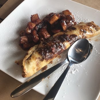 La Nonna - Caramel filled crepe w/ caramelized fruit was amazing! - Argentine Near Me - Chicago, Illinois