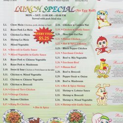 No 1 China - Lunch Special Scanned