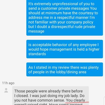 McDonald's - Simply replied to message Desperately needing essential training Begin w/ basic customer service I hope "boss" is considerate & provides - Fast Food Near Me - Mojave, California McDonald's - Simply replied to message Desperately needing essential training Begin w/ basic customer service I hope "boss" is considerate & provides - Fast Food Near Me - Mojave, California