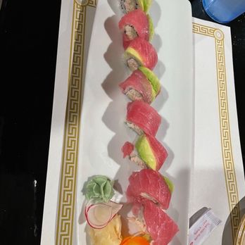 Tomo Sushi - Hawaiian Roll (California roll w/tuna and avocado) - Sushi Bars Near Me - Flower Mound, Texas Tomo Sushi - Hawaiian Roll (California roll w/tuna and avocado) - Sushi Bars Near Me - Flower Mound, Texas
