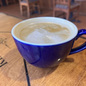 The Rustic Table - Hazy Zebra latte: hazelnut, dark chocolate, white chocolate - Burgers Near Me - Watsonville, California