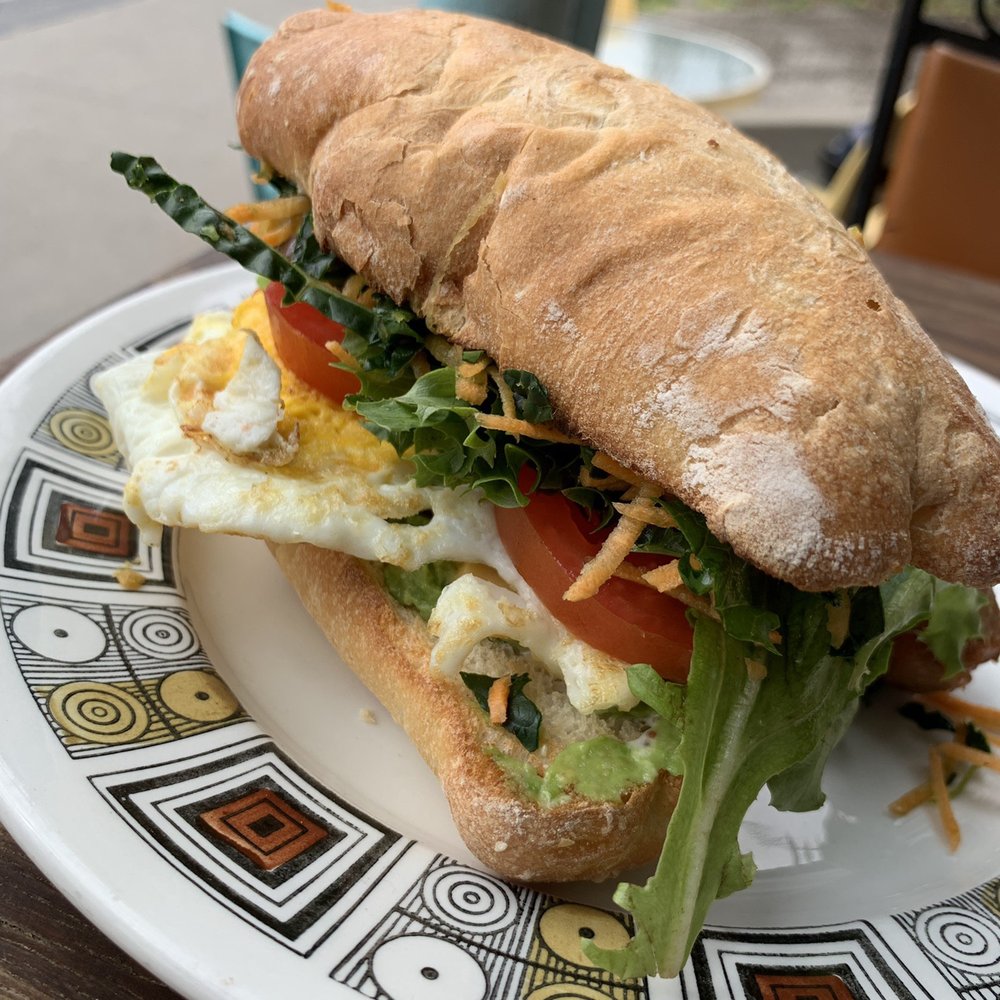 A pregnant Sasquatch! Beautifully arranged on local bread. A pregnant Sasquatch! Beautifully arranged on local bread.