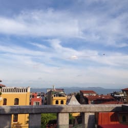 A'ya Rooftop Lounge - Turkish Blue Angels perform an afternoon flyover!
