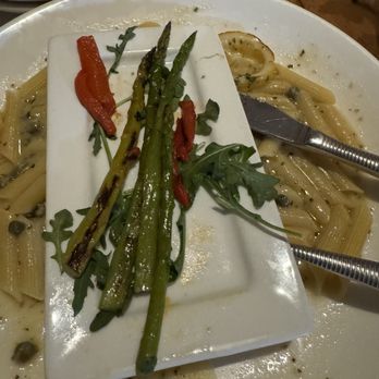 Villaggio Prime Bar and Grille - 6 Old , small, slimy asparagus for $6 pics don't do it any justice - Italian Near Me - Cotuit, Massachusetts