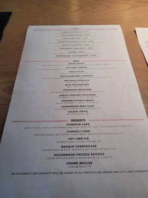 Menu photo 6 Single Barrel Social Brighton, MI