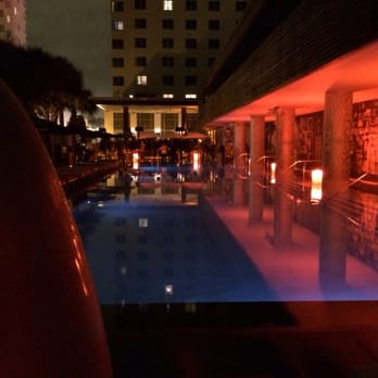 Hyde Beach - Pool at night. - Lounges Near Me - Miami Beach, Florida