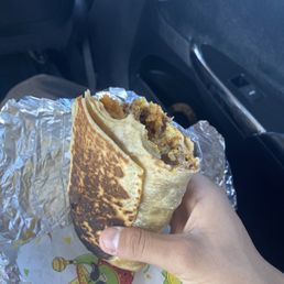 This is the breakfast burrito and if you order this I recommend getting it with avocado/guacamole This is the breakfast burrito and if you order this I recommend getting it with avocado/guacamole