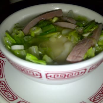 China House - This soup was so good! Green onions, 3 small dumplings, a nice broth, and ohhh...nice smoked pork. - Chinese Near Me - Lucerne Valley, California China House - This soup was so good! Green onions, 3 small dumplings, a nice broth, and ohhh...nice smoked pork. - Chinese Near Me - Lucerne Valley, California