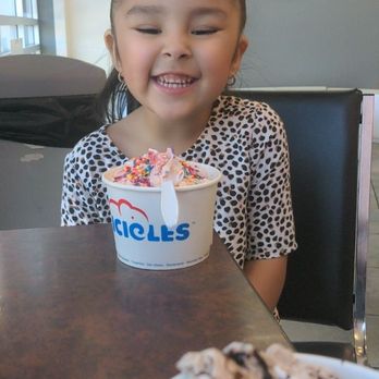 ICICLES - Her smile says it all. Everything was delicious. The staff really goes above and beyond. Definitely making this our usual spots. - Ice Cream & Frozen Yogurt Near Me - Sacramento, California ICICLES - Her smile says it all. Everything was delicious. The staff really goes above and beyond. Definitely making this our usual spots. - Ice Cream & Frozen Yogurt Near Me - Sacramento, California