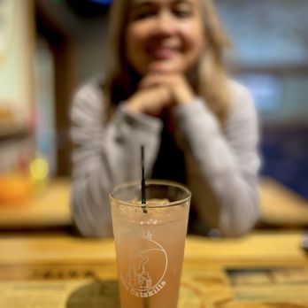 Roscoe Beer Company - My wife and her drink - Breweries Near Me - Roscoe, New York