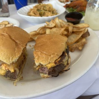 Anchor Down Dockside - Burger so good - Seafood Near Me - Seaford, New York