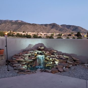 Roadrunner Yard Clean-up And Maintenance Services - a water feature - Lawn Services Near Me - Albuquerque, New Mexico