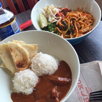 Wok Box - two bowls of food on a table - Asian Fusion Near Me - Edmonton, Alberta
