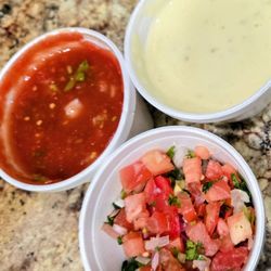 El Maguey - Sides of Queso, Pico and Salsa