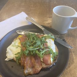Bright Jenny Coffee - Beacon eggs toast, the best breakfast in town!!! Good service, on time and quick. Service is very friendly also.
