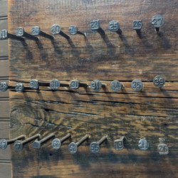 Lehigh Memory Trail - Date nails.