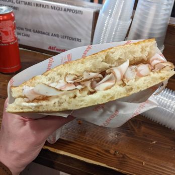 All'Antico Vinaio - 03/08/24 Bada Come La Fuma - Pancetta, Gorgonzola, Honey - Sandwiches Near Me - Florence, FI All'Antico Vinaio - 03/08/24 Bada Come La Fuma - Pancetta, Gorgonzola, Honey - Sandwiches Near Me - Florence, FI